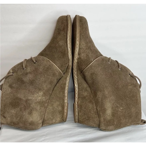 FRANCO SARTO WOMEN'S ANNABELLE ANKLE BOOTS Sz 7.5 Mushroom Suede VGUC - Picture 6 of 10